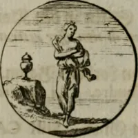An illustration from Devises et emblemes anciennes & modernes, tirées des plus celebres auteurs, oder, Emblematische Gemüths-Vergnügung : bey Betrachtung siben hundert und funffzehen der curieusesten und ergötzlichen Sinn-Bildern, mit ihren zuständigen teutsch-lateinisch-französisch- und italianischen Beyschrifften (1695)