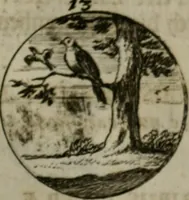 An illustration from Devises et emblemes anciennes & modernes, tirées des plus celebres auteurs, oder, Emblematische Gemüths-Vergnügung : bey Betrachtung siben hundert und funffzehen der curieusesten und ergötzlichen Sinn-Bildern, mit ihren zuständigen teutsch-lateinisch-französisch- und italianischen Beyschrifften (1695)