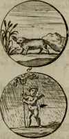 An illustration from Devises et emblemes anciennes & modernes, tirées des plus celebres auteurs, oder, Emblematische Gemüths-Vergnügung : bey Betrachtung siben hundert und funffzehen der curieusesten und ergötzlichen Sinn-Bildern, mit ihren zuständigen teutsch-lateinisch-französisch- und italianischen Beyschrifften (1695)