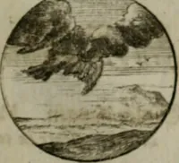 An illustration from Devises et emblemes anciennes & modernes, tirées des plus celebres auteurs, oder, Emblematische Gemüths-Vergnügung : bey Betrachtung siben hundert und funffzehen der curieusesten und ergötzlichen Sinn-Bildern, mit ihren zuständigen teutsch-lateinisch-französisch- und italianischen Beyschrifften (1695)