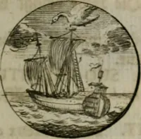 An illustration from Devises et emblemes anciennes & modernes, tirées des plus celebres auteurs, oder, Emblematische Gemüths-Vergnügung : bey Betrachtung siben hundert und funffzehen der curieusesten und ergötzlichen Sinn-Bildern, mit ihren zuständigen teutsch-lateinisch-französisch- und italianischen Beyschrifften (1695)