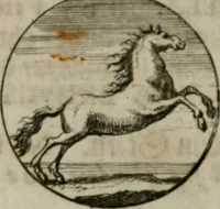 An illustration from Devises et emblemes anciennes & modernes, tirées des plus celebres auteurs, oder, Emblematische Gemüths-Vergnügung : bey Betrachtung siben hundert und funffzehen der curieusesten und ergötzlichen Sinn-Bildern, mit ihren zuständigen teutsch-lateinisch-französisch- und italianischen Beyschrifften (1695)