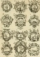 An illustration from Devises et emblemes anciennes et modernes, tirées des plus celebres auteurs : avec plusieurs autres nouvellem[en]t inventées et mises en latin, en francois, en espagnol, en italien, en anglois, en flamand et en allemand (1712)
