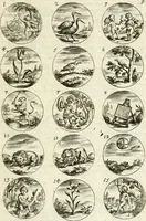 Picture 11 of 53 from Devises et emblemes anciennes et modernes, tirées des plus celebres auteurs : avec plusieurs autres nouvellem[en]t inventées et mises en latin, en francois, en espagnol, en italien, en anglois, en flamand et en allemand (1712), leaf 22