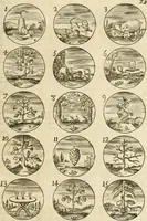 Picture 34 of 53 from Devises et emblemes anciennes et modernes, tirées des plus celebres auteurs : avec plusieurs autres nouvellem[en]t inventées et mises en latin, en francois, en espagnol, en italien, en anglois, en flamand et en allemand (1712), leaf 68