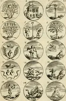 Picture 37 of 53 from Devises et emblemes anciennes et modernes, tirées des plus celebres auteurs : avec plusieurs autres nouvellem[en]t inventées et mises en latin, en francois, en espagnol, en italien, en anglois, en flamand et en allemand (1712), leaf 74