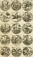 Picture 38 of 53 from Devises et emblemes anciennes et modernes, tirées des plus celebres auteurs : avec plusieurs autres nouvellem[en]t inventées et mises en latin, en francois, en espagnol, en italien, en anglois, en flamand et en allemand (1712), leaf 76