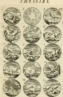 Picture 45 of 53 from Devises et emblemes anciennes et modernes, tirées des plus celebres auteurs : avec plusieurs autres nouvellem[en]t inventées et mises en latin, en francois, en espagnol, en italien, en anglois, en flamand et en allemand (1712), leaf 90
