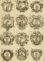 Picture 48 of 53 from Devises et emblemes anciennes et modernes, tirées des plus celebres auteurs : avec plusieurs autres nouvellem[en]t inventées et mises en latin, en francois, en espagnol, en italien, en anglois, en flamand et en allemand (1712), leaf 96