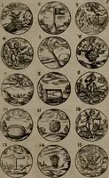 An illustration from Devises et emblemes, anciennes et modernes : tirées des plus celebres auteurs, avec plusieurs autres nouvellemt, inventées et mises, en latin, en françois, en espagnol, en italien, en anglois, en flamand et en allemand (1693)