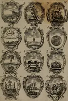 An illustration from Devises et emblemes, anciennes et modernes : tirées des plus celebres auteurs, avec plusieurs autres nouvellemt, inventées et mises, en latin, en françois, en espagnol, en italien, en anglois, en flamand et en allemand (1693)