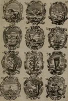 An illustration from Devises et emblemes, anciennes et modernes : tirées des plus celebres auteurs, avec plusieurs autres nouvellemt, inventées et mises, en latin, en françois, en espagnol, en italien, en anglois, en flamand et en allemand (1693)