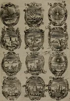 An illustration from Devises et emblemes, anciennes et modernes : tirées des plus celebres auteurs, avec plusieurs autres nouvellemt, inventées et mises, en latin, en françois, en espagnol, en italien, en anglois, en flamand et en allemand (1693)