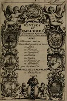 An illustration from Devises et emblemes, anciennes et modernes : tirées des plus celebres auteurs, avec plusieurs autres nouvellemt, inventées et mises, en latin, en françois, en espagnol, en italien, en anglois, en flamand et en allemand (1693)