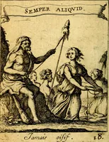 An illustration from Devises et emblesmes d'amour moralisez (1672)