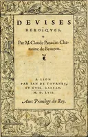 An illustration from Devises heroïqves (1557)