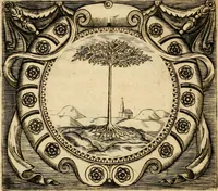 An illustration from Devises panegyriques pour Anne d'Austriche, reine de France (1667)