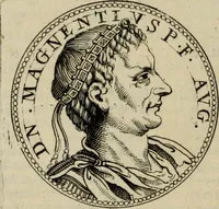Picture 57 of 66 from De vita et moribus imperatorum Romanorum: excerpta ex libris Sexti Aurelii Victoris, à Caesare Augusto usque ad Theodosium imperatorem. Andreas Schottus compositis tribus M.SS. cum Vett. vulgatis emendabat; scholiis & veris iconibus ex antiquis numismatis delineatis illustrabat. Quibus accesserunt & Eliae Vineti notae (1669), leaf 109