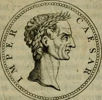 Picture 4 of 66 from De vita et moribus imperatorum Romanorum: excerpta ex libris Sexti Aurelii Victoris, à Caesare Augusto usque ad Theodosium imperatorem. Andreas Schottus compositis tribus M.SS. cum Vett. vulgatis emendabat; scholiis & veris iconibus ex antiquis numismatis delineatis illustrabat. Quibus accesserunt & Eliae Vineti notae (1669), leaf 12