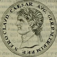 Picture 8 of 66 from De vita et moribus imperatorum Romanorum: excerpta ex libris Sexti Aurelii Victoris, à Caesare Augusto usque ad Theodosium imperatorem. Andreas Schottus compositis tribus M.SS. cum Vett. vulgatis emendabat; scholiis & veris iconibus ex antiquis numismatis delineatis illustrabat. Quibus accesserunt & Eliae Vineti notae (1669), leaf 44