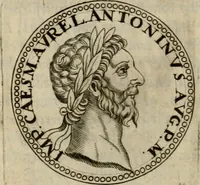 Picture 19 of 66 from De vita et moribus imperatorum Romanorum: excerpta ex libris Sexti Aurelii Victoris, à Caesare Augusto usque ad Theodosium imperatorem. Andreas Schottus compositis tribus M.SS. cum Vett. vulgatis emendabat; scholiis & veris iconibus ex antiquis numismatis delineatis illustrabat. Quibus accesserunt & Eliae Vineti notae (1669), leaf 71