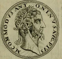 Picture 21 of 66 from De vita et moribus imperatorum Romanorum: excerpta ex libris Sexti Aurelii Victoris, à Caesare Augusto usque ad Theodosium imperatorem. Andreas Schottus compositis tribus M.SS. cum Vett. vulgatis emendabat; scholiis & veris iconibus ex antiquis numismatis delineatis illustrabat. Quibus accesserunt & Eliae Vineti notae (1669), leaf 74