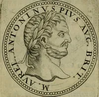 Picture 26 of 66 from De vita et moribus imperatorum Romanorum: excerpta ex libris Sexti Aurelii Victoris, à Caesare Augusto usque ad Theodosium imperatorem. Andreas Schottus compositis tribus M.SS. cum Vett. vulgatis emendabat; scholiis & veris iconibus ex antiquis numismatis delineatis illustrabat. Quibus accesserunt & Eliae Vineti notae (1669), leaf 80