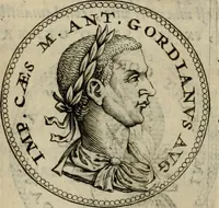 Picture 34 of 66 from De vita et moribus imperatorum Romanorum: excerpta ex libris Sexti Aurelii Victoris, à Caesare Augusto usque ad Theodosium imperatorem. Andreas Schottus compositis tribus M.SS. cum Vett. vulgatis emendabat; scholiis & veris iconibus ex antiquis numismatis delineatis illustrabat. Quibus accesserunt & Eliae Vineti notae (1669), leaf 87