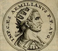Picture 38 of 66 from De vita et moribus imperatorum Romanorum: excerpta ex libris Sexti Aurelii Victoris, à Caesare Augusto usque ad Theodosium imperatorem. Andreas Schottus compositis tribus M.SS. cum Vett. vulgatis emendabat; scholiis & veris iconibus ex antiquis numismatis delineatis illustrabat. Quibus accesserunt & Eliae Vineti notae (1669), leaf 91