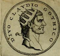 Picture 42 of 66 from De vita et moribus imperatorum Romanorum: excerpta ex libris Sexti Aurelii Victoris, à Caesare Augusto usque ad Theodosium imperatorem. Andreas Schottus compositis tribus M.SS. cum Vett. vulgatis emendabat; scholiis & veris iconibus ex antiquis numismatis delineatis illustrabat. Quibus accesserunt & Eliae Vineti notae (1669), leaf 94