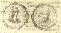 Picture 62 of 101 from De vitis imperatorum et caesarum romanorum : tam occidentalium quam orientalium, nec non vxorum et liberorum eorum, item tyrannorum omnium ... : inde à C. Julio Caesare, primo monarcha, vsque ad D.N. Imperatorem Caesarem Matthiam : vnà cum eorum effigiebus & symbolis ... (1615), leaf 284