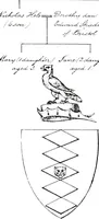 An illustration from Devonshire pedigrees : recorded in the herald's visitation of 1620, with additions from the Harleian manuscripts, and the printed collections of Westcote and Pole (1859)