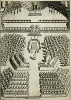 An illustration from Devote attioni di Milano, nel tenersi il Concilio prouinciale settimo, et nella traslatione di sei corpi santi & di molte sacre reliquie, da gl'illustriss. & reuerendiss. signori cardinale Federico Borromeo arciuescouo della Metropolitana & vescoui della Prouincia (1611)