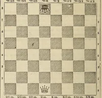 An illustration from De Witt's American chess manual. Containing full instructions for young players (1880)