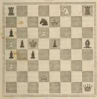An illustration from De Witt's American chess manual. Containing full instructions for young players (1880)
