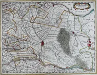 An illustration from De zee-atlas of Water-waerelt, vertoonende alle de zee-kusten van het bekende des aerd-bodems, met een generale beschrijvinge van dien : seer dienstigh voor schippers en stuurlieden, mitsgaders koop-lieden om op 't kantoor gebruyckt te worden : Nieuwelijcks aldus uytgegeven (1665)