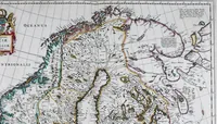 An illustration from De zee-atlas of Water-waerelt, vertoonende alle de zee-kusten van het bekende des aerd-bodems, met een generale beschrijvinge van dien : seer dienstigh voor schippers en stuurlieden, mitsgaders koop-lieden om op 't kantoor gebruyckt te worden : Nieuwelijcks aldus uytgegeven (1665)