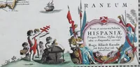 Picture 62 of 74 from De zee-atlas of Water-waerelt, vertoonende alle de zee-kusten van het bekende des aerd-bodems, met een generale beschrijvinge van dien : seer dienstigh voor schippers en stuurlieden, mitsgaders koop-lieden om op 't kantoor gebruyckt te worden : Nieuwelijcks aldus uytgegeven (1665), leaf 124