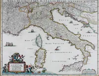 An illustration from De zee-atlas of Water-waerelt, vertoonende alle de zee-kusten van het bekende des aerd-bodems, met een generale beschrijvinge van dien : seer dienstigh voor schippers en stuurlieden, mitsgaders koop-lieden om op 't kantoor gebruyckt te worden : Nieuwelijcks aldus uytgegeven (1665)