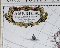 Picture 39 of 74 from De zee-atlas of Water-waerelt, vertoonende alle de zee-kusten van het bekende des aerd-bodems, met een generale beschrijvinge van dien : seer dienstigh voor schippers en stuurlieden, mitsgaders koop-lieden om op 't kantoor gebruyckt te worden : Nieuwelijcks aldus uytgegeven (1665), leaf 90