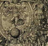 An illustration from D. Fernandi Vasqvii Menchacensis Pinciani ... Controversiarvm illvstrivm aliarvmqve vsv frequentivm libri tres : nvnc denvo longe qvam antea emendatius ac elegantius editi, iureconsultis omnibus summo vsui futuri (1572)