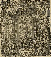 An illustration from D. Fernandi Vasqvii Menchacensis Pinciani ... Controversiarvm illvstrivm aliarvmqve vsv frequentivm libri tres : nvnc denvo longe qvam antea emendatius ac elegantius editi, iureconsultis omnibus summo vsui futuri (1572)