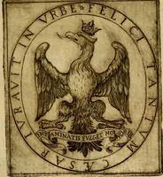 An illustration from D. Francisci Baronii ac Manfredis De maiestate Panormitana libri IV (1630)