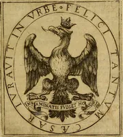 An illustration from D. Francisci Baronii ac Manfredis De maiestate Panormitana libri IV (1630)