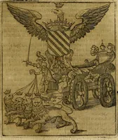 An illustration from D. Francisci Baronii ac Manfredis De maiestate Panormitana libri IV (1630)