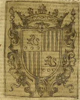 An illustration from D. Francisci Baronii ac Manfredis De maiestate Panormitana libri IV (1630)