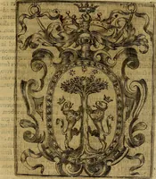 An illustration from D. Francisci Baronii ac Manfredis De maiestate Panormitana libri IV (1630)