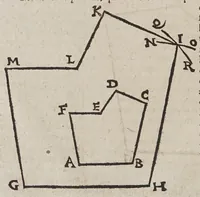 Picture 4 of 20 from D. Galilaei de Galilaeis ... De proportionum instrumento a se invento, quod meritò compendium dixeris universae geometriae, tractatus, rogatu philomathematicorum a Mathia Berneggero ex italica in latinam linguam nunc primùm translatus : adjectis etiam notis illustratus, quibus & artificiosa instrumenti fabrica, & usus ulterior exponitur (1613), leaf 24