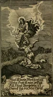 An illustration from D. Heinrich Müllers Thränen- und Trost-Quelle : bey Erklärung der Geschichte, von der grossen Sünderin ... anietzo aufs neue bey jeder Betrachtung mit Vorbereitungs- Busz- und Beicht-Gebeten versehen : samt einer Anweisung zur Sing- und Bibel-Andacht, ... und einer Vorrede Hn. D. Michael Reinhard, mit Kupffer-Stichen gezieret (1724)