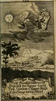 An illustration from D. Heinrich Müllers Thränen- und Trost-Quelle : bey Erklärung der Geschichte, von der grossen Sünderin ... anietzo aufs neue bey jeder Betrachtung mit Vorbereitungs- Busz- und Beicht-Gebeten versehen : samt einer Anweisung zur Sing- und Bibel-Andacht, ... und einer Vorrede Hn. D. Michael Reinhard, mit Kupffer-Stichen gezieret (1724)